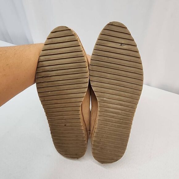 Aldo Size 7 Women's Calixta Suede Leather Cork Platform Loafers Casual Comfort G - Picture 8 of 8